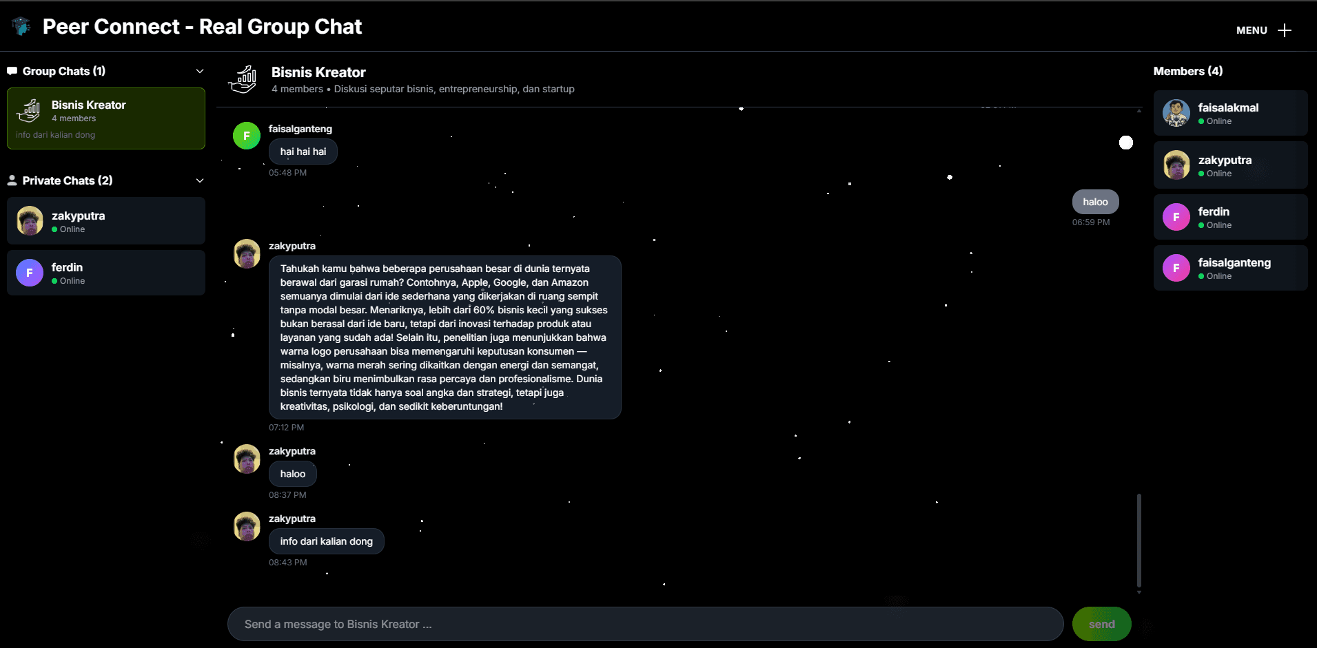 peerconnect Interface